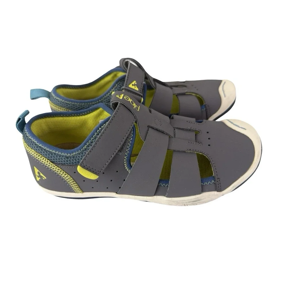 PLAE 2.0 Sam gray Sandal Kids Sam 2.0 sz 4.5 Fisherman Hook Loop Water-Friendly